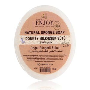 Natural Donkey Milk Handmade Sponge Shower Soap
